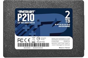 PATRIOT MEMORY Patriot P210 Interne Solid State Drive 2TB SSD SATA 3 2,5 Zoll