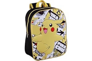 TOYBAGS Sac à dos Pokemon avec façade 3D EVA 40 x 30 x 15 cm, unisexe, pour enfants, noir, L, Noir, L