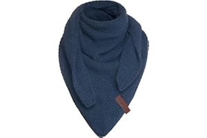 KNIT FACTORY - Coco Dreiecksschal Junior - Mädchen Strickschal mit Wolle - Halstuch für Kinder - Kinderschal - Umschlagtücher aus Hochwertige Qualität - Kinder XXL Schal