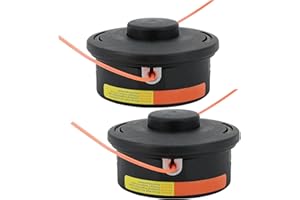 Biuhpa 2Pcs Stihl Strimmer Head Autocut 25-2 Fits Stihl FS55 FS56 FS70 FS80 FS90 FS100 FS110 FS130 FS240 FS250 FR106 10 * 1.0LH 4002 710 2108 Trimmer Head with Strimmer Line 2.4mm*6m