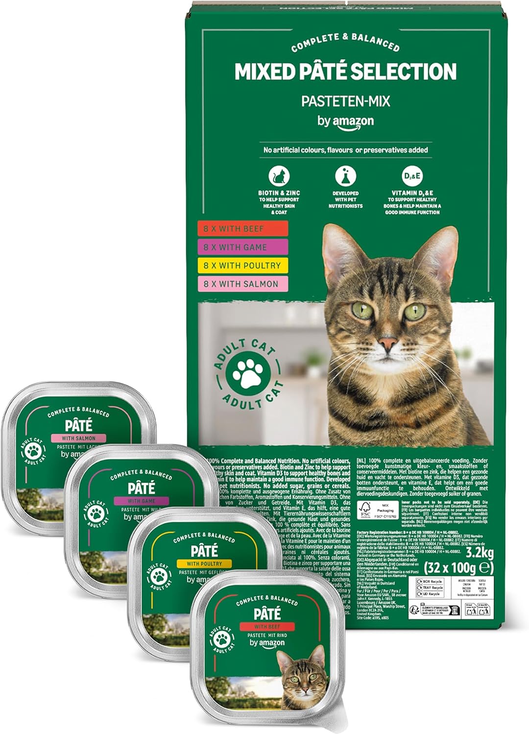 Test Complet & Analyse de Fiabilité : by Amazon Comida H meda para Gatos Paté Mixto