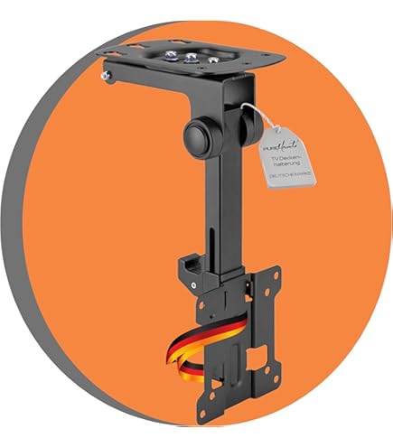 RIGGATEC RIG 608 154 495 - Support d'écran 37 à 65 max 45 kg pour tube 50mm pro