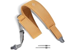 ENYA Magnetgurt für Gitarre, Bass und Ukulele – Schnellverschluss, einhändig verstellbar, mit lederartiger Textur