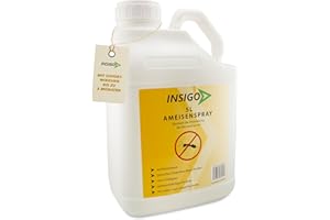 INSIGO Anti Ameisenspray 5 Liter | Hochwirksames Ameisen Mittel | Fleckenfreie Ameisen Bekämpfung | gegen Larven & Eier auf Wasserbasis