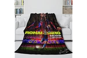 REIPOL Ronaldinho Fashionable Comfort Blanket - Football Flannel Blanket for Sofa Bed Crib Travel Camping Decor - Children Adults - Christmas Birthday Gift Idea 50 x 60 inches (127 x 152 cm)
