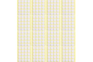 LIERFIS 240 Pièces Autocollants de Mèche de Bougie, 20mm Points de Colle Double Face Autocollants pour Mèches de Bougies pour la Fabrication de Bougies DIY