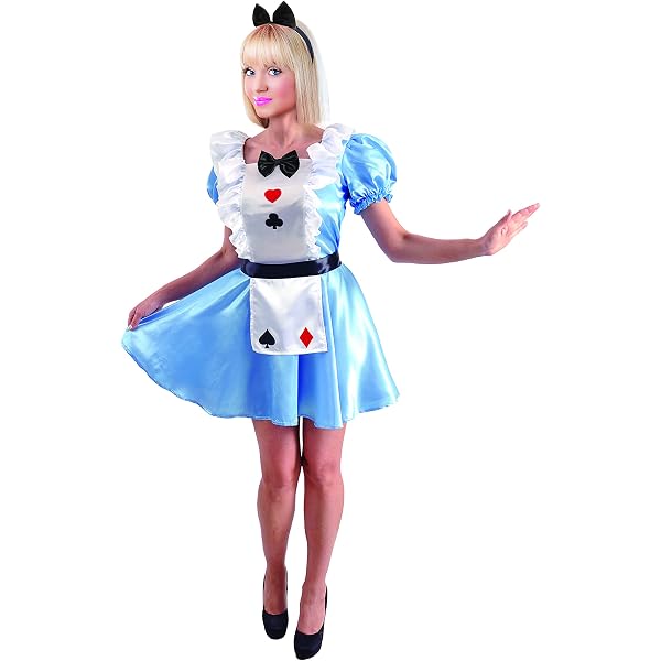 Smiffys Costume Da Regina Di Cuori Per Adulti Con Abito, Sottogonna E Coroncina, Nero, Perfetto Per Feste In Maschera E Carnevale