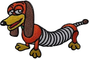 ELLU Toy Story Écusson de chien brodé Insigne de fer cousu sur une casquette de sac de t-shirt