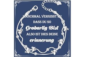 YELUWA Bracciali da Donna Regali Ispirazione per Donne, Bracciale in Argento 925 con Farfalle per Donna, Donna Ragazze Amicizia Bracciale, Compleanno Anniversario Regalo per Amici Sorelle Mamma Figlia