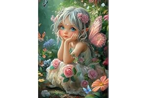 CEOVR Diamond Painting Adulte,​Peinture Diamant Adulte,5D DIY Diamond Art Kit Complet,30x40cm (vert gris rose)