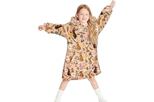 Gifts Treat Sobredimensionado Niños Sudadera con Capucha Sudadera para niñas Sudadera Sherpa Jungen Manta de Felpa con Capucha Manta Suave y cálida