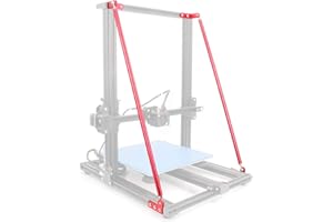 Befenybay Upgrade Supporting Rod Set for Creality 3D Printer CR-10 300 (550mm)