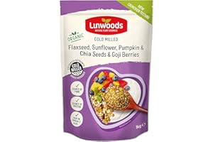Linwoods Milled Flax, Sunflower, Pumpkin, Chia Seeds and Goji Berries 1KG, High in Omega-3, Natural Source of Fibre & Protein, Gluten-Free