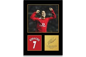HWC Trading Cristiano Ronaldo Gåvor Tryckt Signerad Autograf Bild För Fotbollsfans Och Supportrar (ID-005006) - A4 Endast Uts