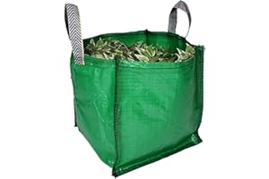 sackmaker Garden Waste Bags - 90 Litre - 1 to 5 Sacks - PREMIUM GRADE - Industrial Fabric and Handles - Heavy Duty Garden/Green Waste Sacks (1 Pack, Green)