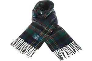 Clans Of Scotland Pure New Wool Scottish Tartan Scarf