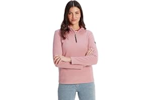 TOG24 Revive Womens Fleece Jumper. Fleece Top Made From 100% Recycled Polyester With Zip Neck. Lightweight & Warm, Anti-Pill Fabric