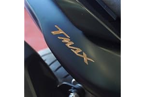 labelbike - Autocollants 3D en Résine T-Max pour Motos et Scooters compatibles avec Yamaha T-Max 560 2022-2025 - Couleur Or