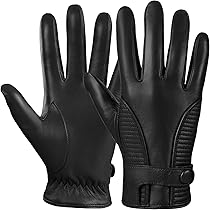 GSG SINCE 1998 Heren Lederen Handschoenen Touchscreen