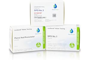 Lovibond Water Quality Test Reagents – DPD No.1, DPD No.3 & Phenol Red Tablets | 3 x 250 Pack | Chlorine & pH Testing for Pools, Hot Tubs, Aquariums, Ponds, Spas & More | Photometer Compatible