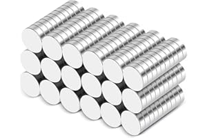 ‎DELAGA 180 Stück Kleine Magnete, Magnet Kühlschrank 6x2mm Magnete Extra Stark für Magnettafel, Whiteboard, Pinnwand & Handwerk