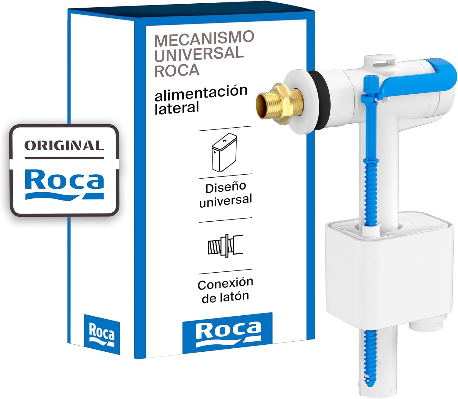 Roca A822504300 - Mecanismo de alimentación lateral con rosca metálica. compacto y llenado rápido