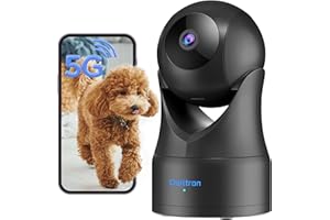 owltron Indoor Camera, 5MP Security Camera, 5GHz & 2.4GHz Home Security Camera for Baby/Dog,Pet Cameras with Phone App, 360° Pan & Tilt Camera for Motion Tracking, Works with Alexa