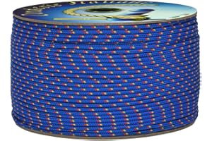 Corderie Italiane 6037842-00 Loisirs Fantasy Tresse 3,0 Mm X 40 M Bleu
