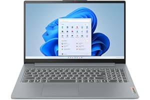 Lenovo IdeaPad Slim 3 | 15 inch Full HD Laptop | Intel Core i3-N305 | 8GB RAM | 128GB UFS | Windows 11 Home in S mode | Arctic Grey
