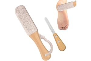 Nuqin Pumice Stone for Feet,2pcs Foot Pumice Stone,Double Sided Foot Pumice for Corn Dead Skin Cracked Heel Remover for Feet,Foot Files for Hard Skin(White)