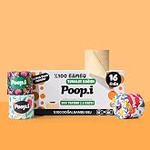 %100 Bambu "Extra Uzun Rulo" 16 Tuvalet Kağıdı FLORAL Doğal Bej
