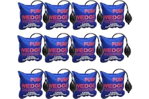 WANYI Air Wedge Cuña del Aire de Bomba, Bomba De Aire Cuña, Cojines de Montaje Madera Grandes Peso de Carga de 300 kg para Puerta/Palanca (12 Piezas)