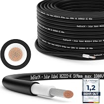 Câble Solaire RedStar24 4mm² - Résistant Aux UV Pour Panneaux, Onduleurs Et Régulateurs