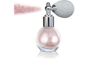 Miioto Spray Glitter Corpo, Glitter Powder Spray, Donne Contorno Trucco Flash Polvere, Glitter Polvere Spray Shimmer Sparkle Polvere Spray Trucco per Capelli Viso Corpo Cosmetico (03-1)