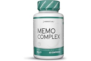 PERPETUAL NUTRITION Integratore nootropico per la memoria. Con rodiola, citicolina e bacopa. Utile per memoria, buon umore, rilassamento e benessere mentale. Nootropico per memoria, concentrazione e funzioni cognitive.