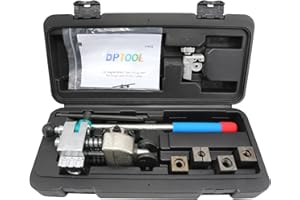 DPTOOL Kit de herramientas de ensanchamiento de línea de freno, bengalas simples de 45 grados, doble y de burbujas, línea de freno y herramienta de ensanchamiento de tubos para tubos de 3/16, 1/4,
