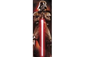 Grupo Erik Editores Puerta - Poster con diseño Star Wars Darth Vader, 53 x 158 cm