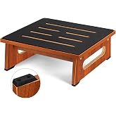 Un Taburetes de Madera para Adultos y Ancianos, con Almohadillas de Goma Antideslizantes, para Interiores y Exteriores, 450 L