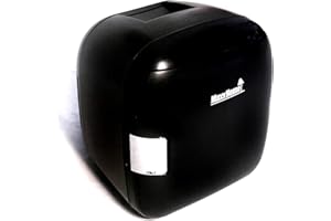 MaxxHome Mini Kühlschrank - 9 Liter - Kühlt und wärmt - Retrostyle - 100/240V / 12V - Autostecker - Schwarz