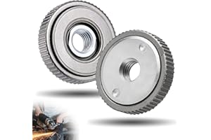 ISSIMOBER 2 dadi a sgancio rapido per smerigliatrice angolare M14, smerigliatrice angolare a sgancio rapido, per Flex Dado a sgancio rapido, per Flex, Hitachi, Dewalt, AEG, Makita, Metabo, Black & Decker