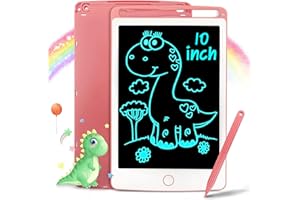 Richgv LCD Writing Tablet for Kids, 10 inch Erasable Electronic Drawing Pad, Educational Toy, Toddlers Portable Doodle Board, Christmas Birthday Gifts for 3 4 5 6 Years Old Girls Upgraded