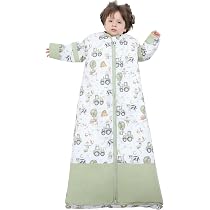 Gigoteuse,Turbulette Bébé avec Pieds,Sac de Couchage Manches Longues Fermeture à Glissière Gigoteuse,Turbulette Bébé avec Pieds,Sac de Couchage Manches Longues Fermeture à Glissière