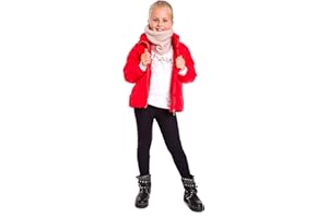 SOFTSAIL Fleece Lined Leggings Girls Children Cotton Kids Leggings Warm School Trousers Kids Fleece Lined Trousers Tights Thermal Pants for Girl Child Age 2-13