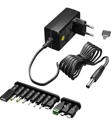 Alimentatore Universale ANSMANN APS 1000 - 12V, 1000mA, Con 7 Adattatori - Foto 5