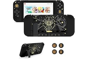 JINGDU Etui kompatybilne z Nintendo Switch NS, etui Nintendo Switch NS z 4 uchwytami pokrywa kciuk, etui ochronne do modelu Switch NS, Zelda