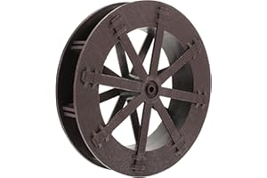 Toddmomy DIY Rotierendes Wasserrad Für Brunnen Feng-Shui-Rad Chinesisches Tisch-Ersatzrad Mit Achse Für Künstliche Landschaftsdekoration