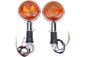 AHL Intermitentes para Motocicleta compatible con Yamaha XV400 Virago XV250 V Star 250 2008-2014/Yamaha V Star 650 1998-2004/Yamaha Virago 1000 1984-1985/Yamaha Virago 1100 1986-1999