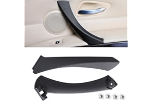 SHSBSCAR Maniglie Per Porte A Destra Nere E Copertura Esterna Della Maniglia Della Porta Per BMW E90 E91 (2005-2011), Kit Di Sostituzione Della Maniglia Della Porta Per BMW Serie 3