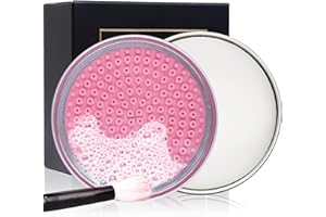 DUcare Pulitore Pennelli da Trucco Professionale - Scatola con Silicone per Viaggio, Casa e Beauty Routine