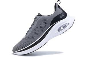 WNA Step Up Herren Walking Schuhe Laufschuhe Sneaker rutschfeste Gummisohlen Dämpfung Luftkissen Bequeme atmungsaktive Leichte Atmungsaktiv Damen Gym Running Turnschuhe Sportschuhe Joggingschuhe